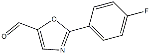 2-(4-fluorophenyl)oxazole-5-carbaldehyde Struktur