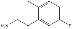 2-(5-fluoro-2-methylphenyl)ethanamine Struktur