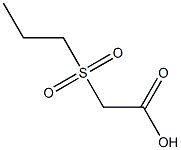 2-(propylsulfonyl)acetic acid Struktur