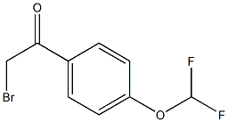 2-bromo-4'-(difluoromethyoxy) acetophenone Struktur