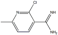 2-chloro-6-methylpyridine-3-carboxamidine Struktur