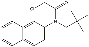 2-chloro-N-(naphthalen-2-yl)-N-neopentylacetamide Struktur