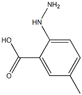 2-hydrazinyl-5-methylbenzoic acid Struktur