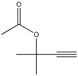 2-methylbut-3-yn-2-yl acetate Struktur