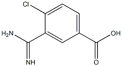 3-amidino-4-chlorobenzoic acid Struktur