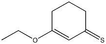 3-ethoxycyclohex-2-enethione Struktur