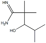 3-hydroxy-2,2,4-trimethylpentanamidine Struktur