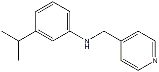 3-isopropyl-N-((pyridin-4-yl)methyl)benzenamine Struktur