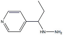 4-(1-hydrazinylpropyl)pyridine Struktur