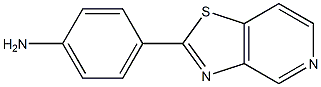 4-(thiazolo[4,5-c]pyridin-2-yl)aniline Struktur