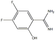 4,5-difluoro-2-hydroxybenzamidine Struktur