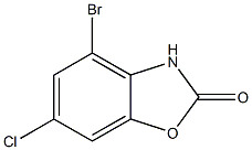 4-bromo-6-chlorobenzo[d]oxazol-2(3H)-one Struktur