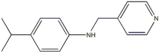 4-isopropyl-N-((pyridin-4-yl)methyl)benzenamine Struktur