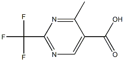 4-methyl-2-trifluoromethyl-pyrimidine-5-carboxylic acid Struktur