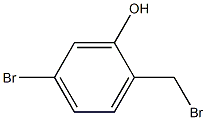 5-bromo-2-(bromomethyl)phenol Struktur