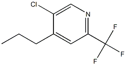 5-Chloro-4-propyl-2-trifluoromethyl-pyridine Struktur