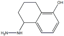 5-hydrazinyl-5,6,7,8-tetrahydronaphthalen-1-ol Struktur