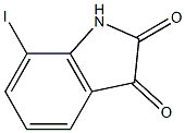 7-iodoindoline-2,3-dione Struktur