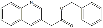 benzyl 2-(quinolin-3-yl)acetate Struktur