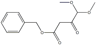 benzyl 4,4-dimethoxy-3-oxobutanoate Struktur