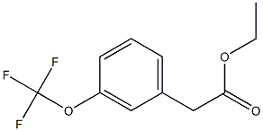 ethyl 2-(3-(trifluoromethoxy)phenyl)acetate Struktur