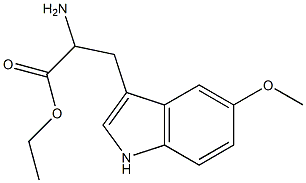 ethyl 2-amino-3-(5-methoxy-1H-indol-3-yl)propanoate Struktur