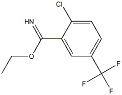 ethyl 2-chloro-5-(trifluoromethyl)benzoimidate Struktur