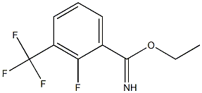 ethyl 2-fluoro-3-(trifluoromethyl)benzoimidate Struktur