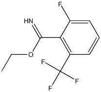 ethyl 2-fluoro-6-(trifluoromethyl)benzoimidate Struktur