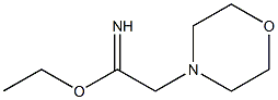 ethyl 2-morpholinoacetimidate Struktur