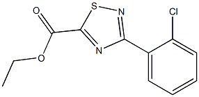 ethyl 3-(2-chlorophenyl)-1,2,4-thiadiazole-5-carboxylate Struktur