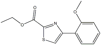 ETHYL 4-(2-METHOXYPHENYL)-1,3-THIAZOLE-2-CARBOXYLATE Struktur