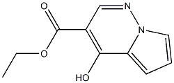 ethyl 4-hydroxypyrrolo[1,2-b]pyridazine-3-carboxylate Struktur