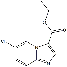 ETHYL- 6-CHLOROIMIDAZO[1,2-A]PYRIDINE-3-CARBOXYLATE Struktur