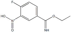 N-(5-(ethoxy(imino)methyl)-2-fluorophenyl)-N-oxohydroxylammonium Struktur