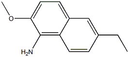 6-ETHYL-2-METHOXYLNAPHTHAMINE Struktur