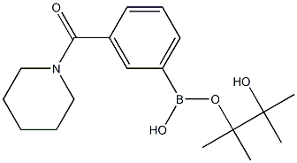 3-(1-Piperidinylcarbonyl)benzeneboronic acid pinacol ester Struktur