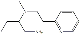 (1-aminobutan-2-yl)(methyl)[2-(pyridin-2-yl)ethyl]amine Struktur