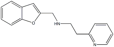 (1-benzofuran-2-ylmethyl)[2-(pyridin-2-yl)ethyl]amine Struktur