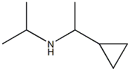 (1-cyclopropylethyl)(propan-2-yl)amine Struktur