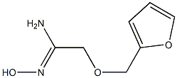 (1Z)-2-(2-furylmethoxy)-N'-hydroxyethanimidamide Struktur