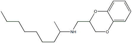 (2,3-dihydro-1,4-benzodioxin-2-ylmethyl)(nonan-2-yl)amine Struktur