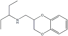 (2,3-dihydro-1,4-benzodioxin-2-ylmethyl)(pentan-3-yl)amine Struktur