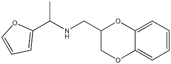 (2,3-dihydro-1,4-benzodioxin-2-ylmethyl)[1-(furan-2-yl)ethyl]amine Struktur