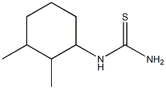 (2,3-dimethylcyclohexyl)thiourea Struktur