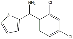 (2,4-dichlorophenyl)(thiophen-2-yl)methanamine Struktur