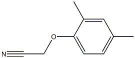 (2,4-dimethylphenoxy)acetonitrile Struktur