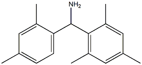 (2,4-dimethylphenyl)(2,4,6-trimethylphenyl)methanamine Struktur