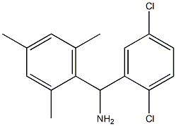 (2,5-dichlorophenyl)(2,4,6-trimethylphenyl)methanamine Struktur