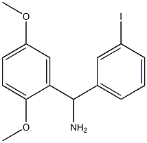 (2,5-dimethoxyphenyl)(3-iodophenyl)methanamine Struktur